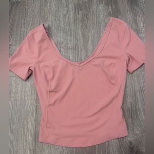 Lululemon Women’s Align T-Shirt Pink Size 0